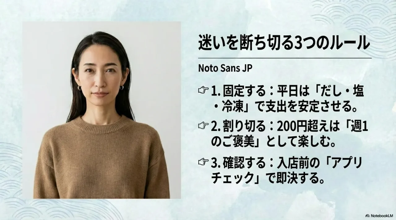 コンビニおにぎり購入の迷いをなくすための3つのアクションルール
