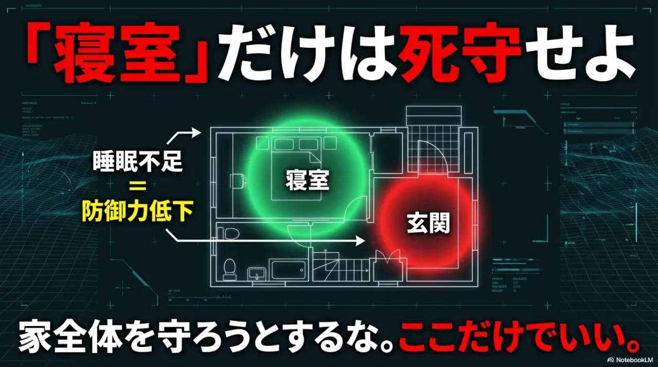 睡眠不足による防御力低下を防ぐため、寝室を花粉の安全地帯にする重要性