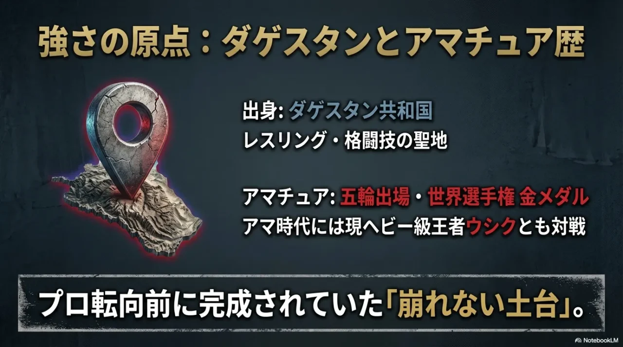 格闘技の聖地ダゲスタン出身、五輪出場や世界選手権金メダルの実績