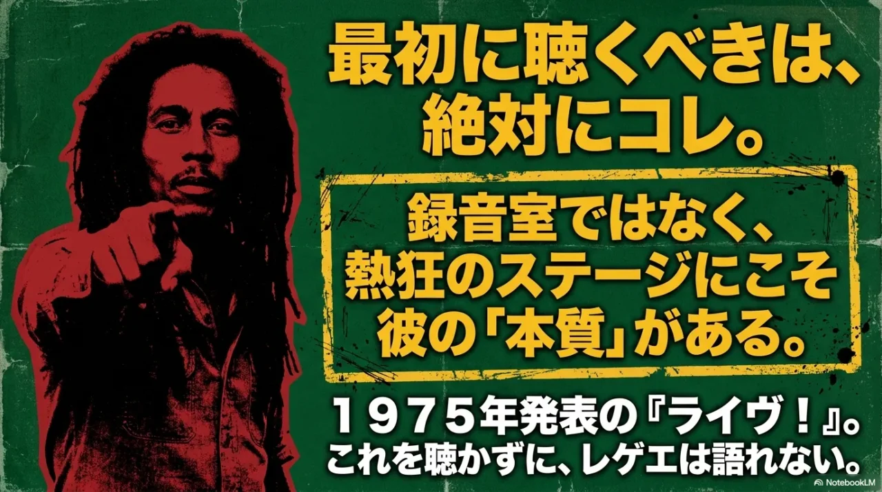 ボブ・マーリー初心者におすすめのライブアルバム紹介画像