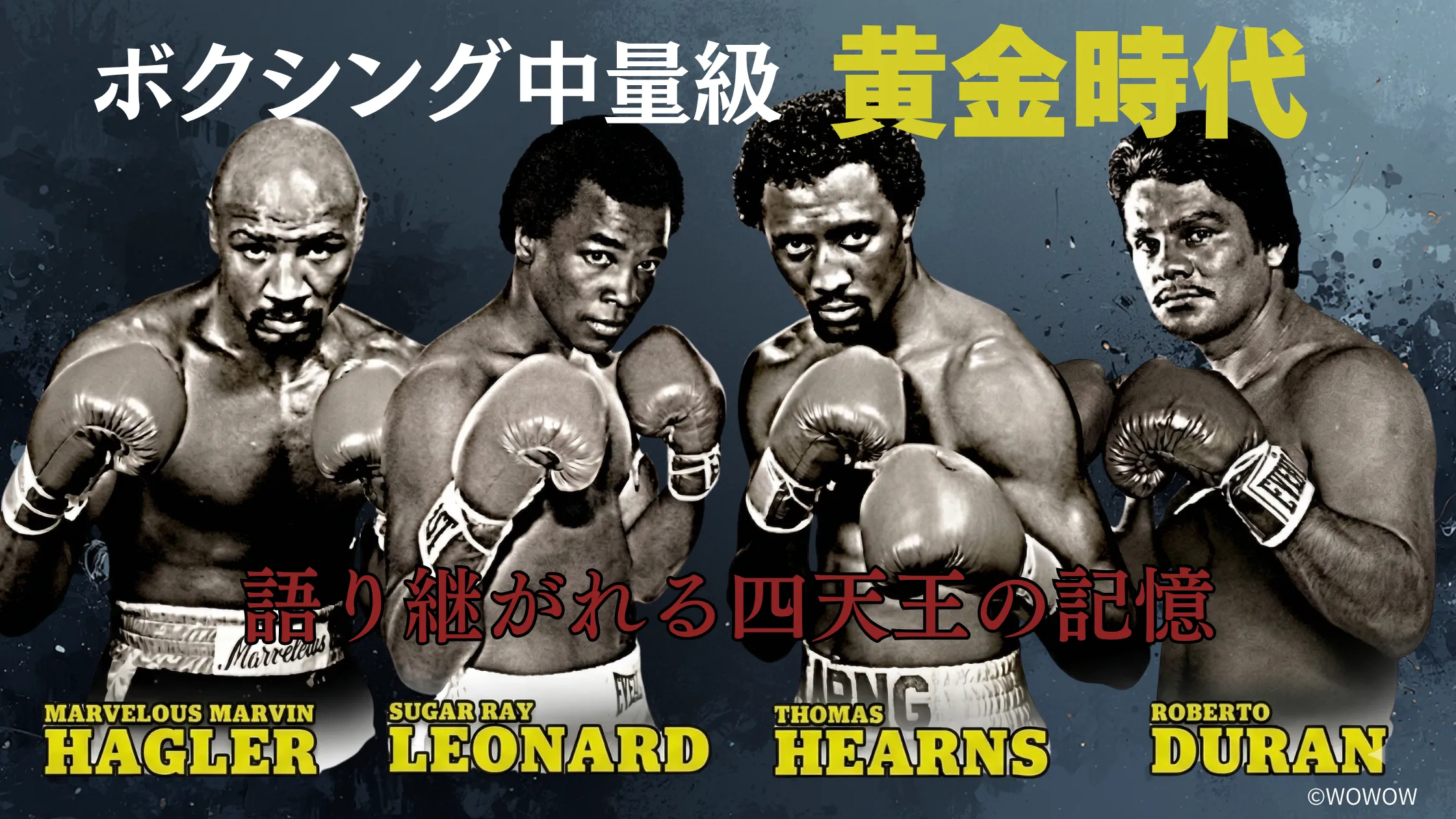1980年代ボクシングの中量級黄金時代を象徴する表紙画像