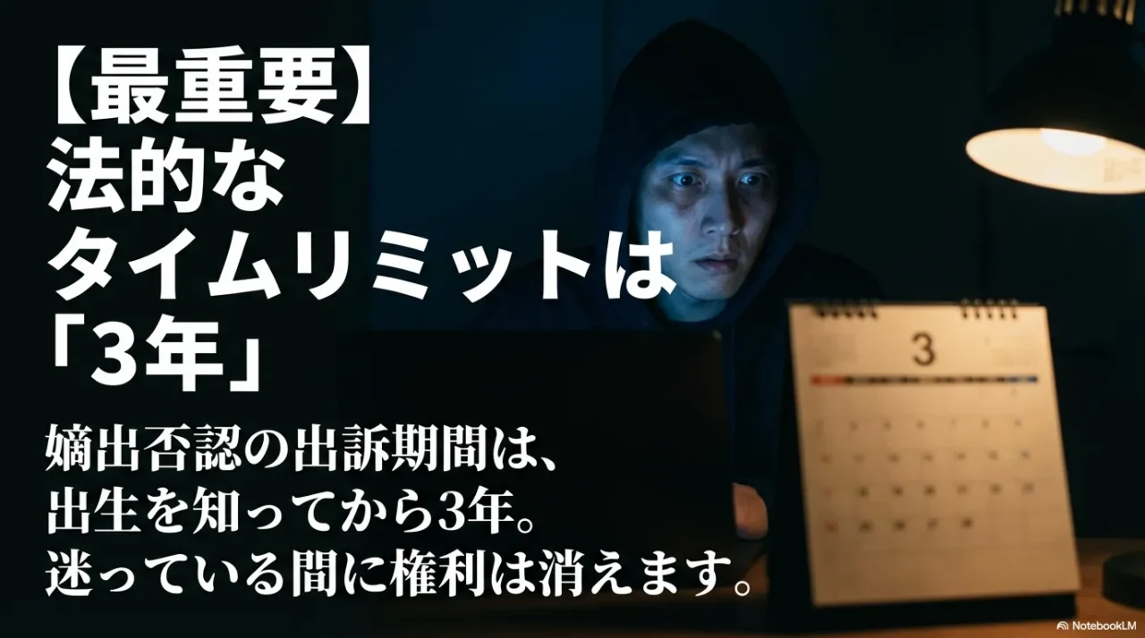 カレンダーと人物が写り期限の迫り方を表現した画像