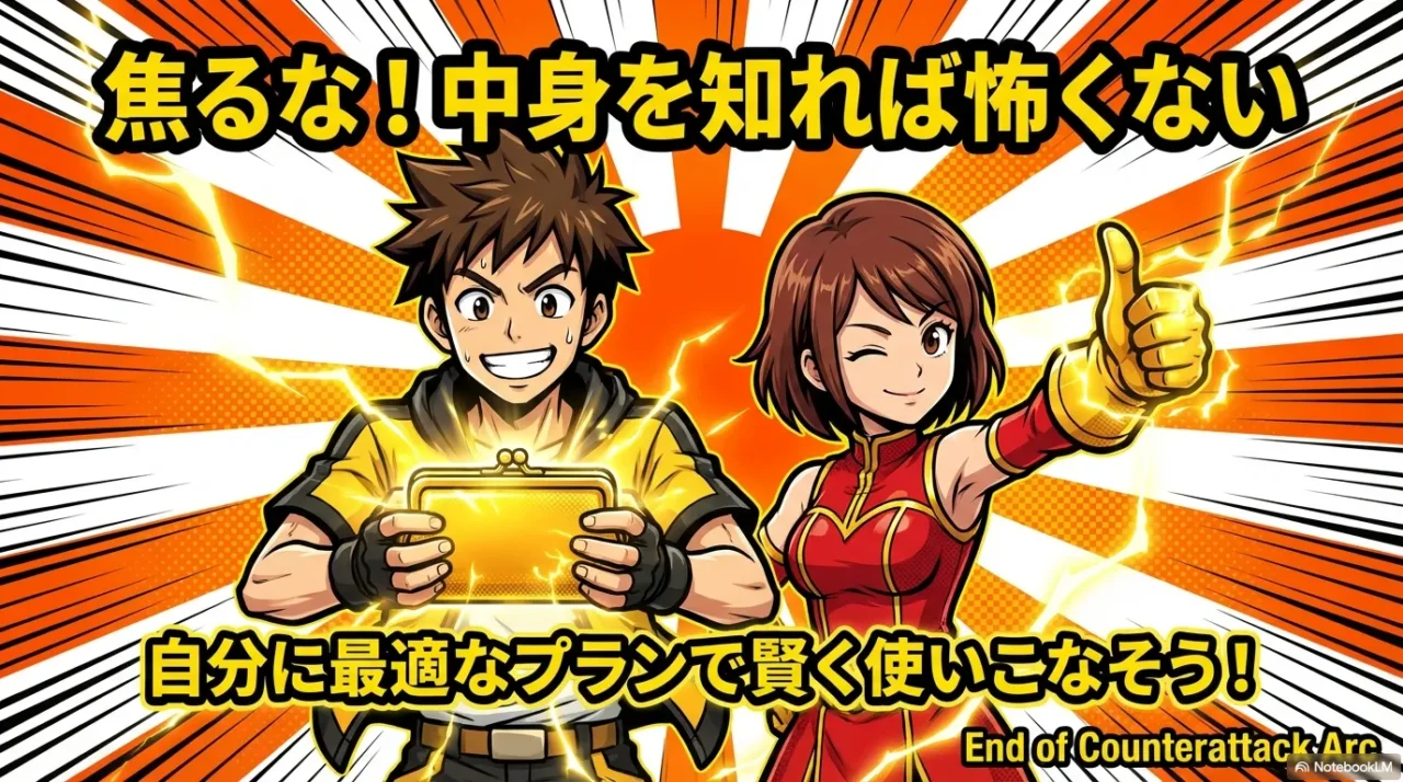 焦らず中身を知れば怖くないと伝えるまとめの画像