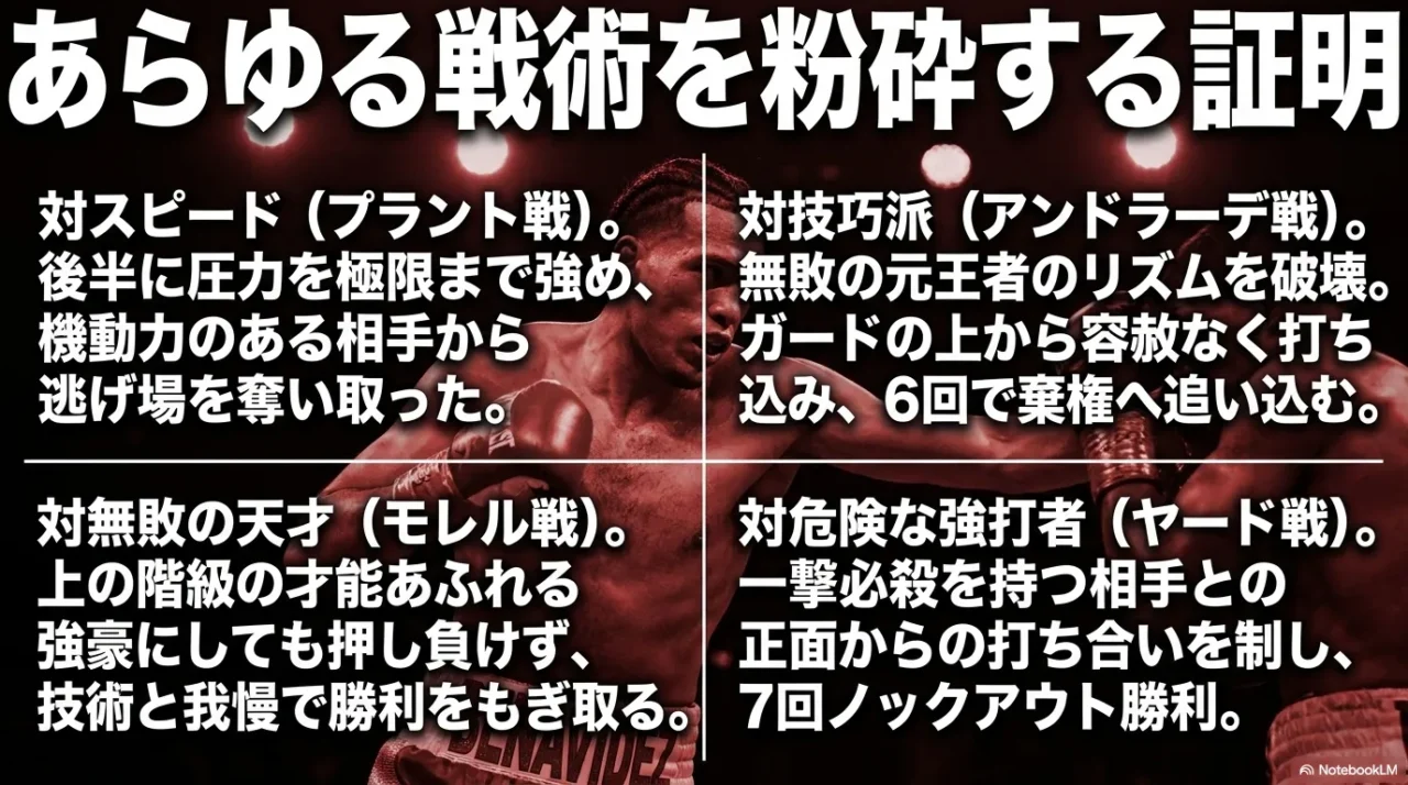 デビッド・ベナビデスがプラント戦やアンドラーデ戦などで示した対応力をまとめた画像