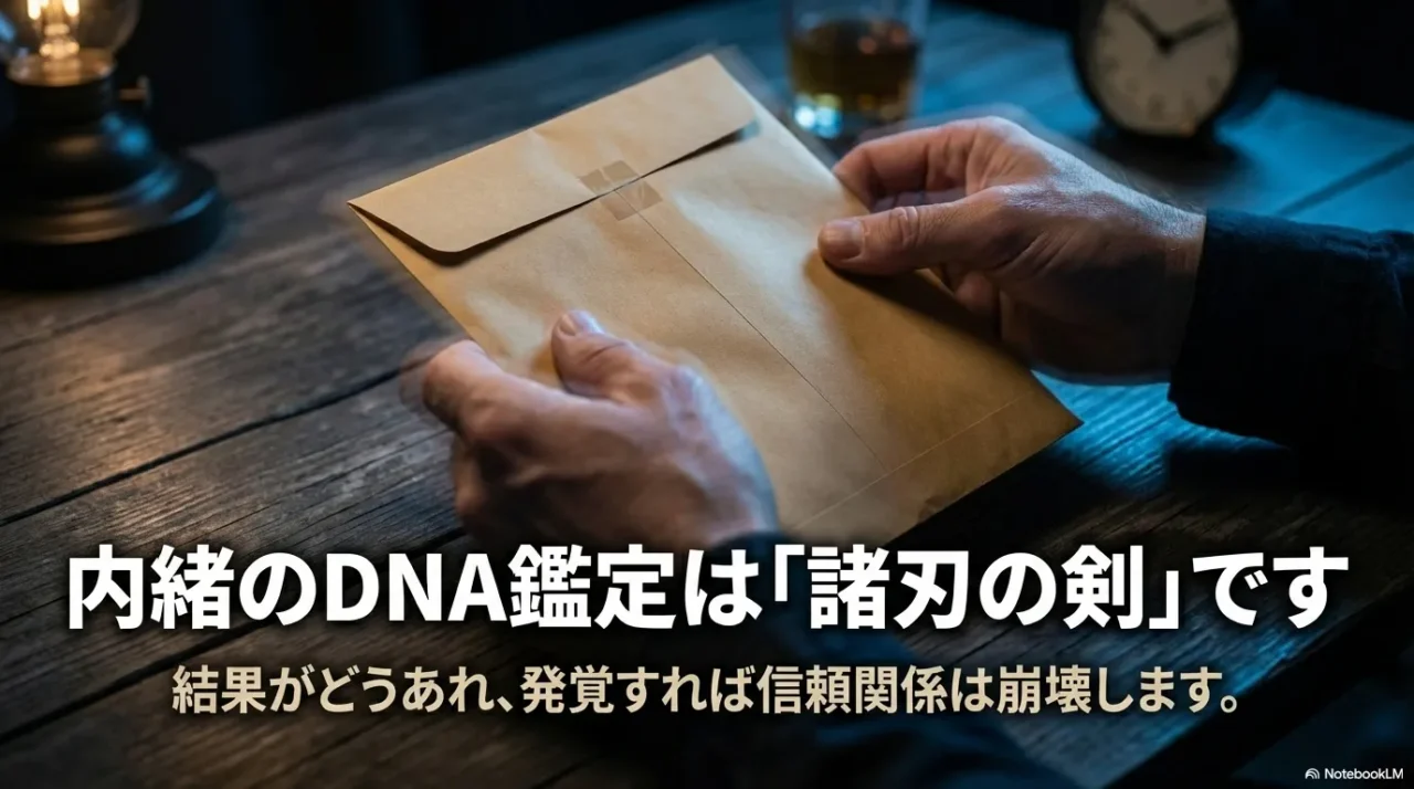 封筒を手に取る手元のクローズアップ画像