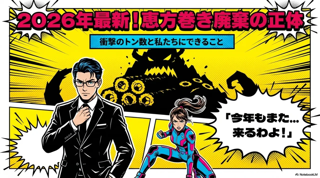 恵方巻き廃棄量を「約600〜700トン」と試算し、何が起きていて何をすれば減らせるかをまとめた導入画像