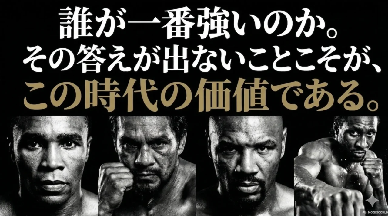 誰が最強か答えが出ないこと自体が価値だと示すFour Kings総括画像