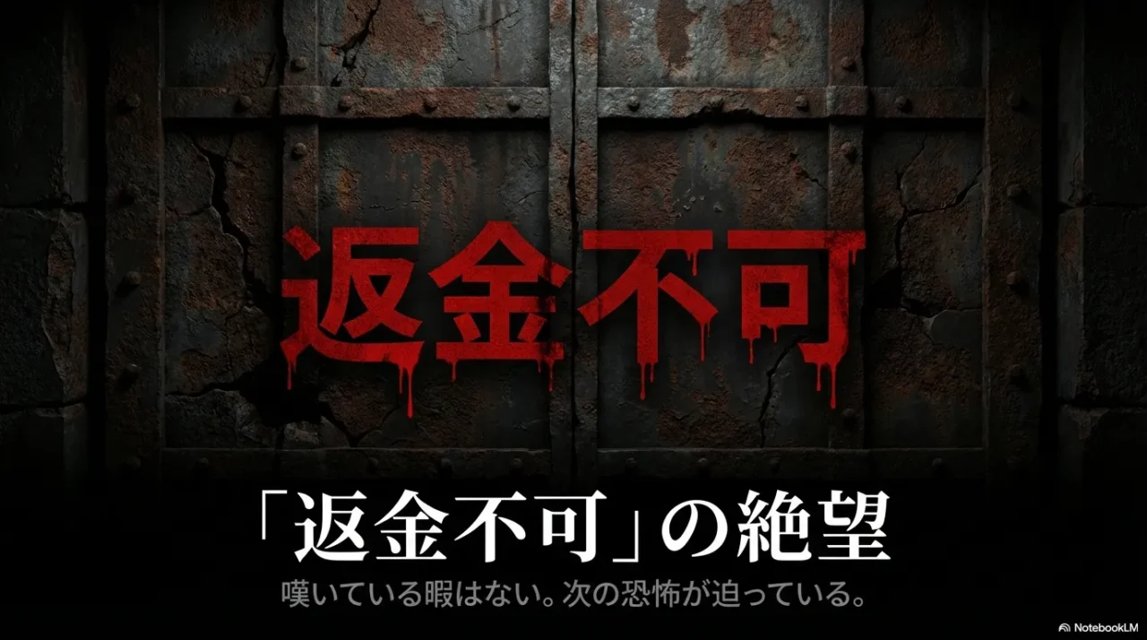 返金不可になりやすい現実を示す画像