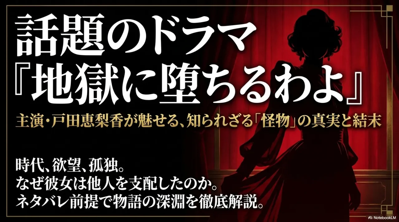 Netflixシリーズ地獄に堕ちるわよのネタバレ結末を解説する記事用ビジュアル