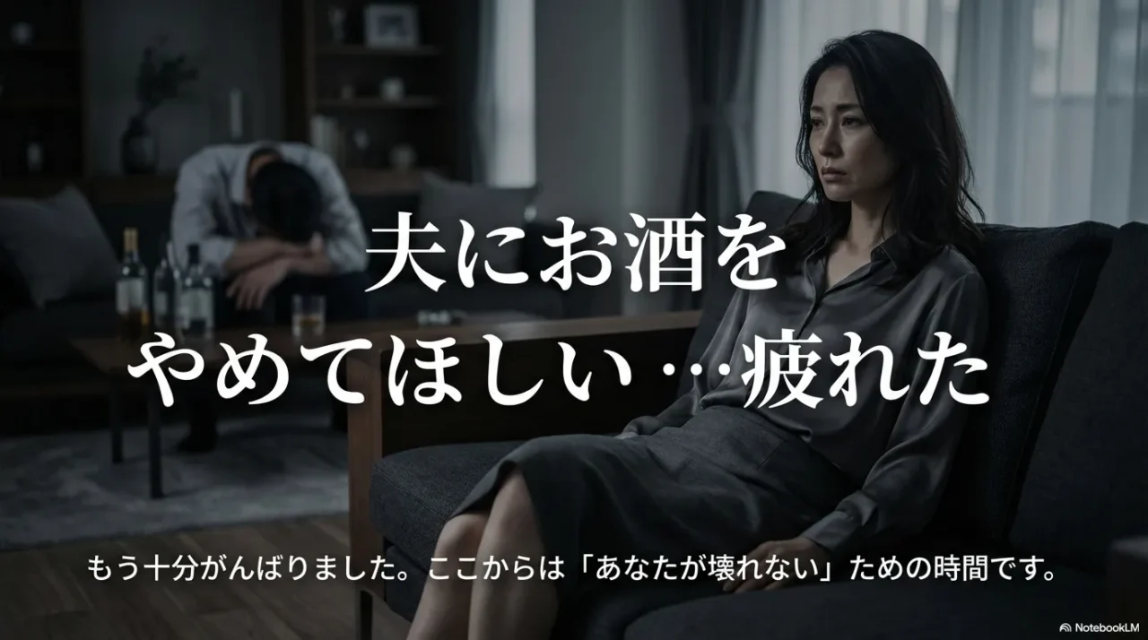 夫の飲酒問題に疲れ果てた妻のためのサバイバルガイド表紙