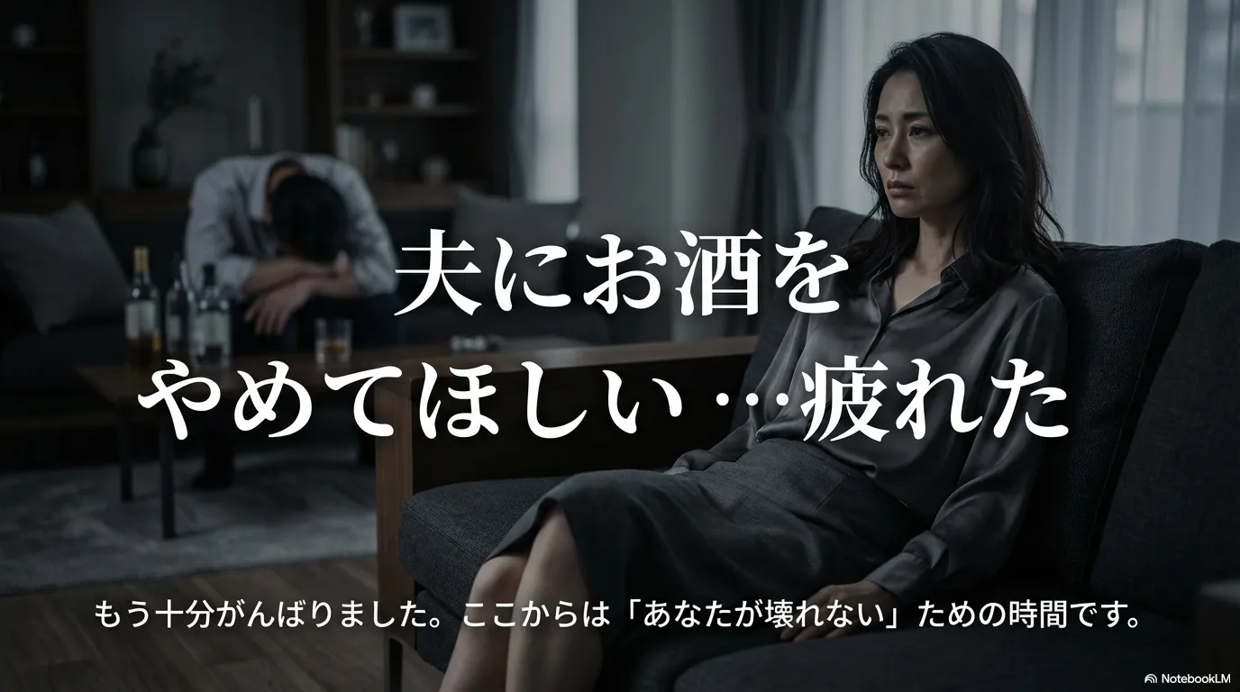 夫の飲酒問題に疲れ果てた妻のためのサバイバルガイド表紙