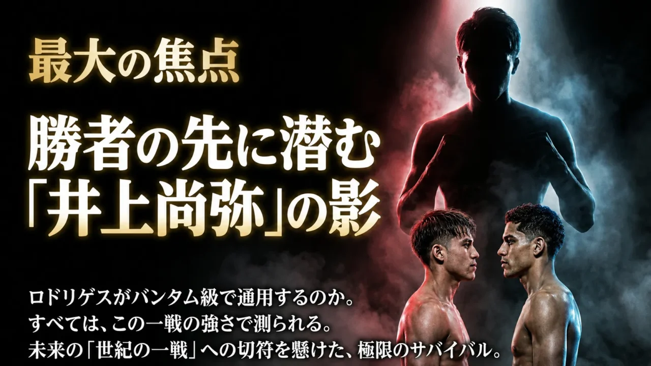 ジェシー・ロドリゲスがバンタム級で通用するかを示す将来の井上尚弥戦への伏線画像