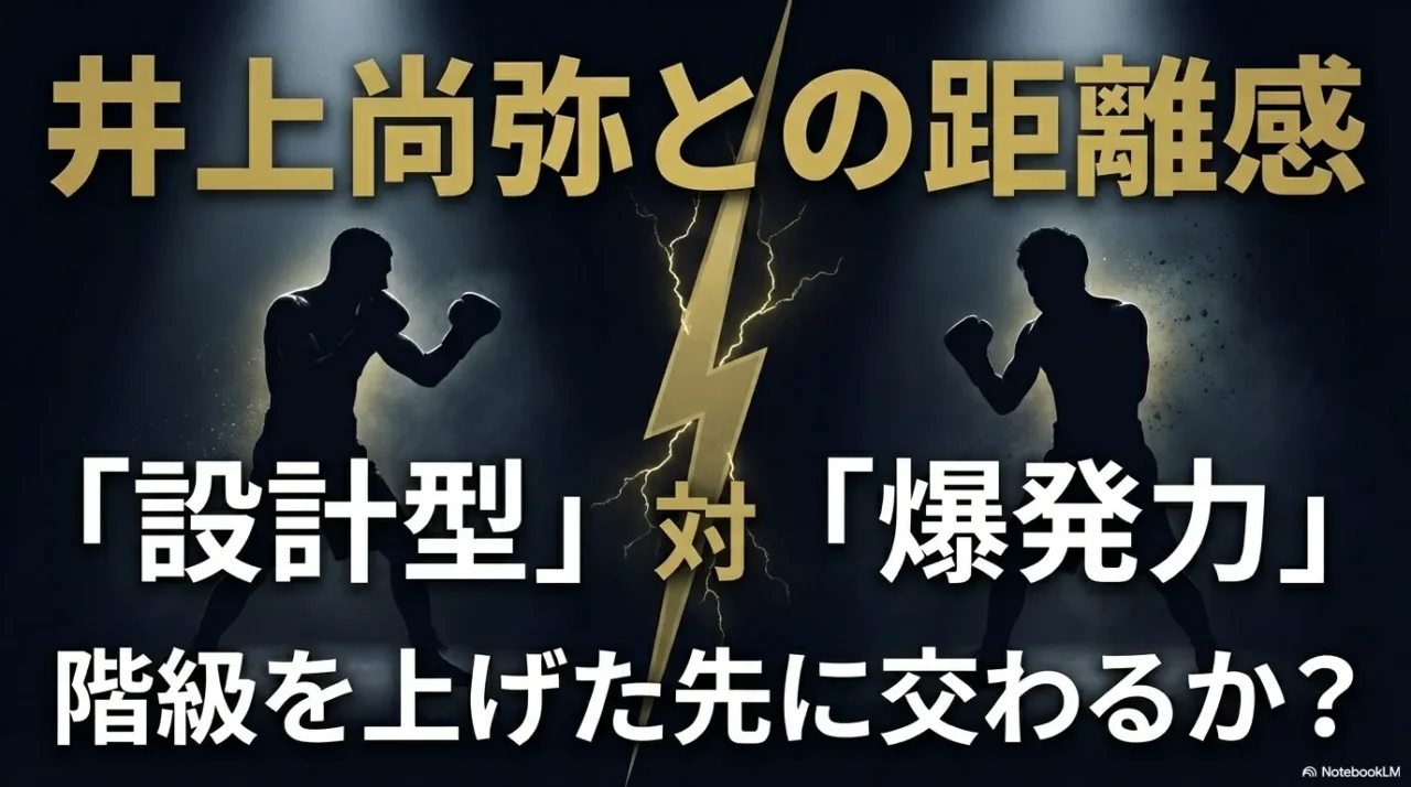 設計型のロドリゲスと爆発力の井上尚弥という対比を示す画像