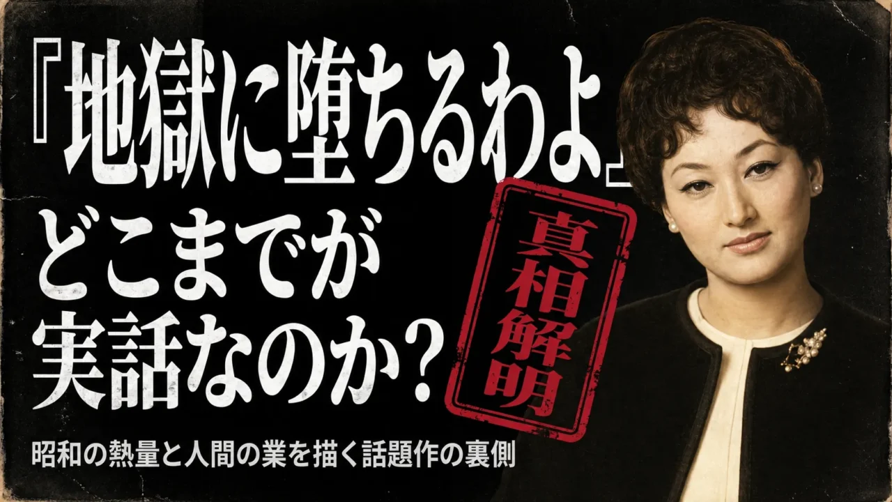 Netflixドラマ『地獄に堕ちるわよ』がどこまで実話なのかを真相解説する導入画像