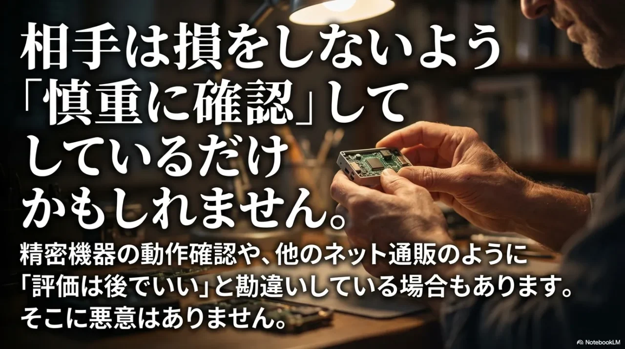 購入者が損をしないために慎重に確認している可能性を表すイメージ写真