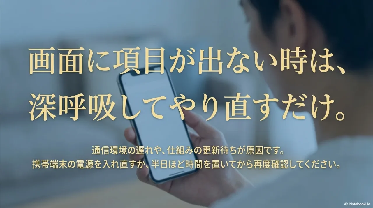 受取評価依頼ボタンが表示されない時に落ち着いて確認する状況を示す写真