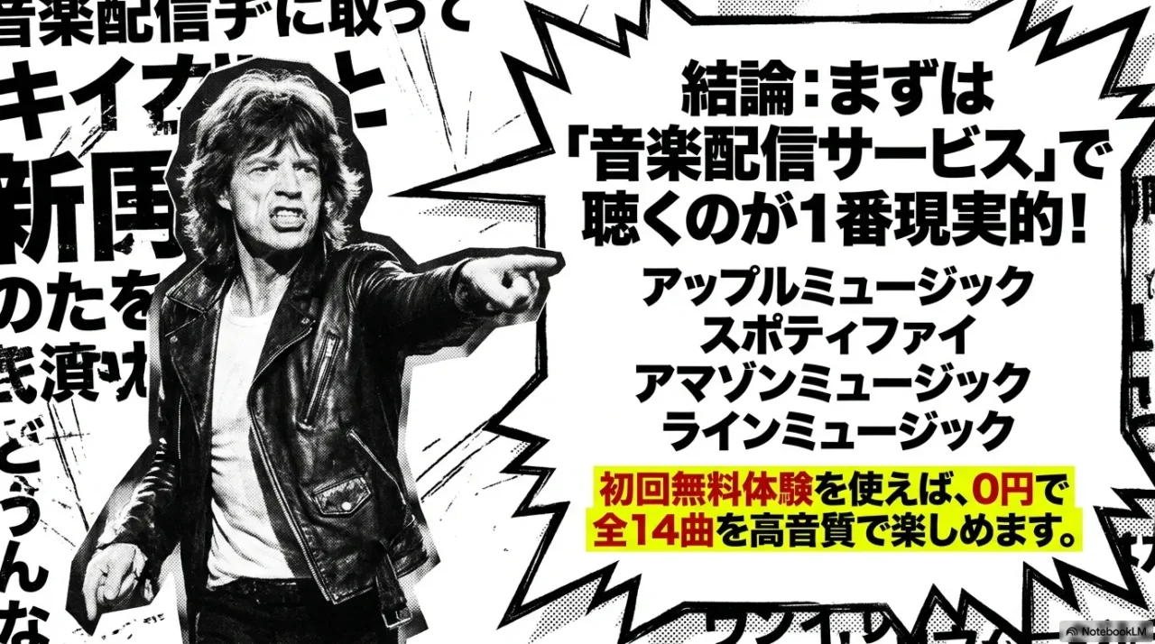 ミック・ジャガー『Wandering Spirit』は音楽配信サービスで聴くのが現実的と伝える画像