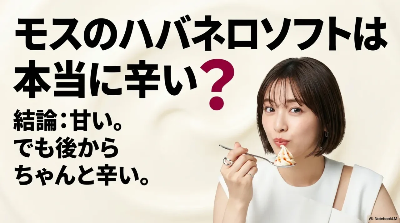 モスプレミアム限定ハバネロソフトは本当に辛いのか？結論は甘くて後から辛い