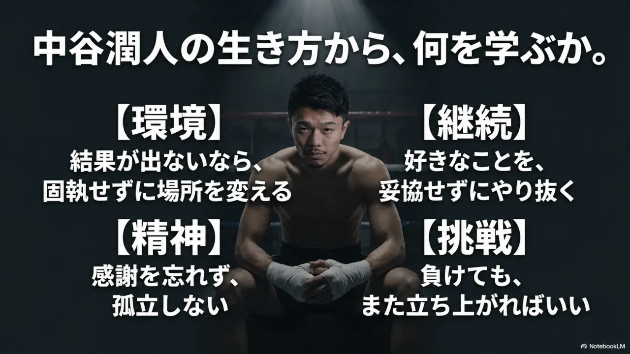 中谷潤人の生き方から学べる環境、継続、精神、挑戦のポイント
