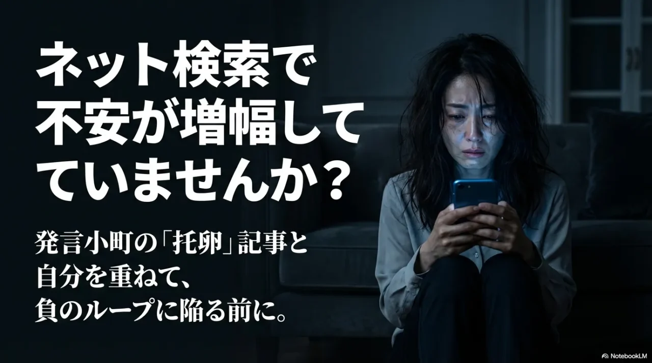 暗い部屋でスマホを見る女性が不安そうにうつむく画像