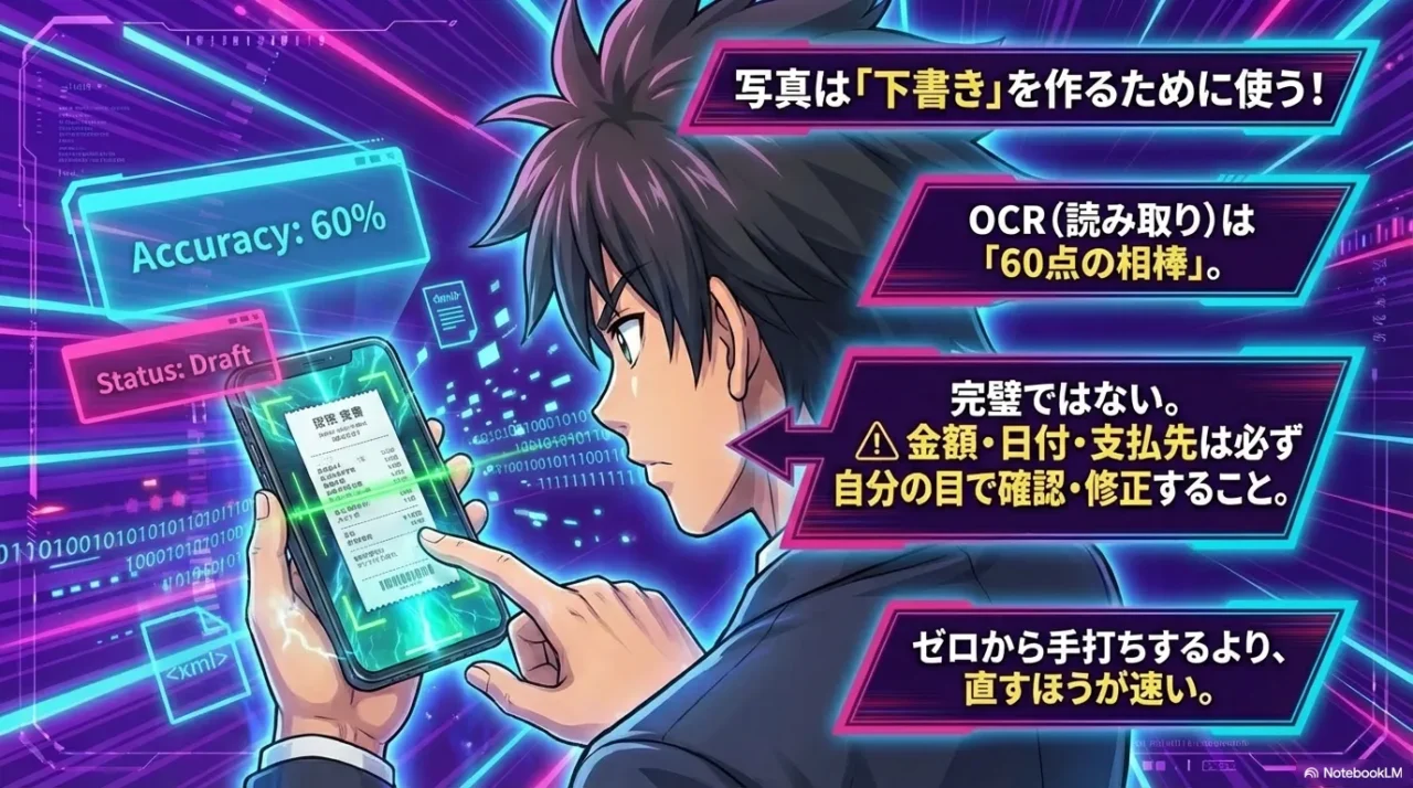 OCR読み取り結果を確認・修正する際のポイント