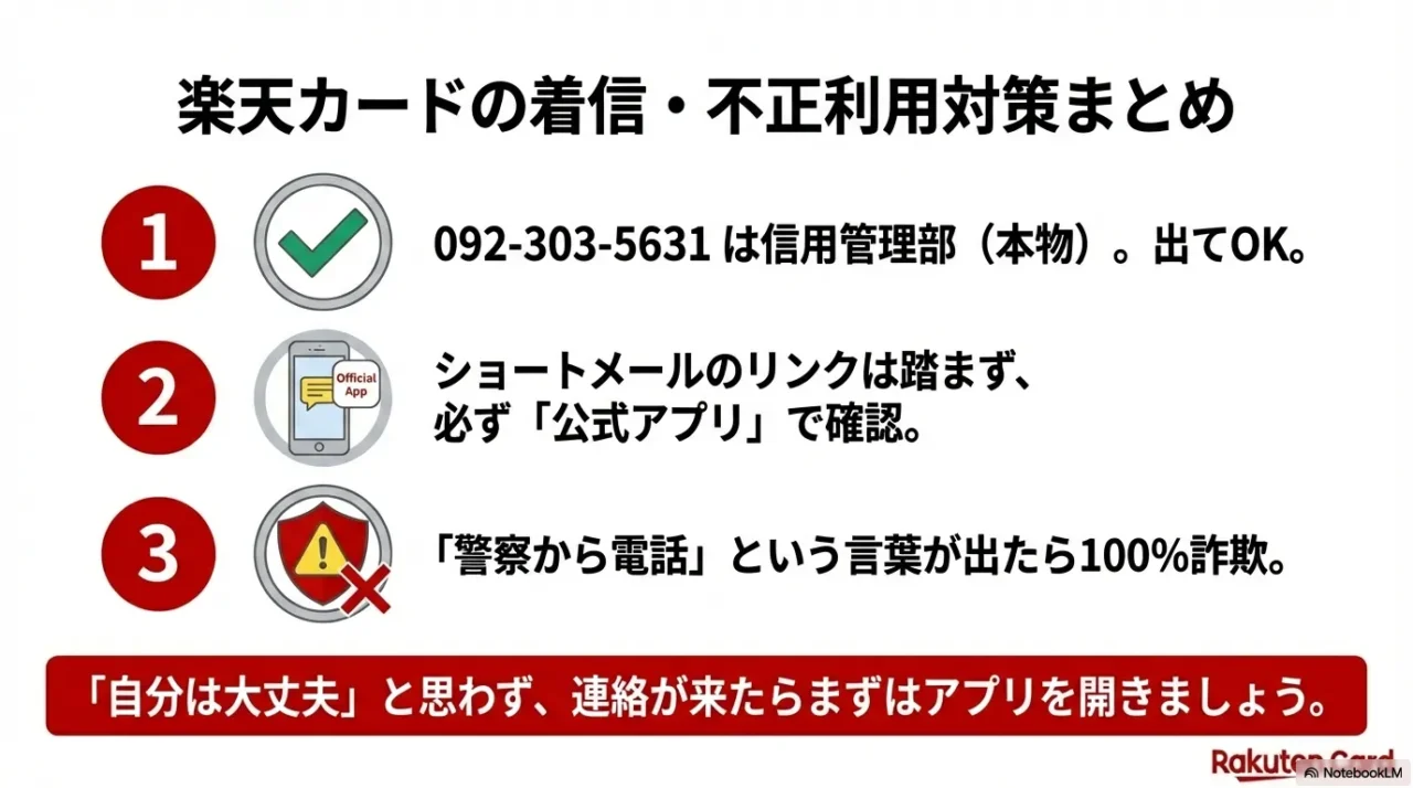 身に覚えのない利用があった際に行うカード利用停止（無効化）、再発行手続き、補償適用の3つの手順を示したフローチャート 。 +2