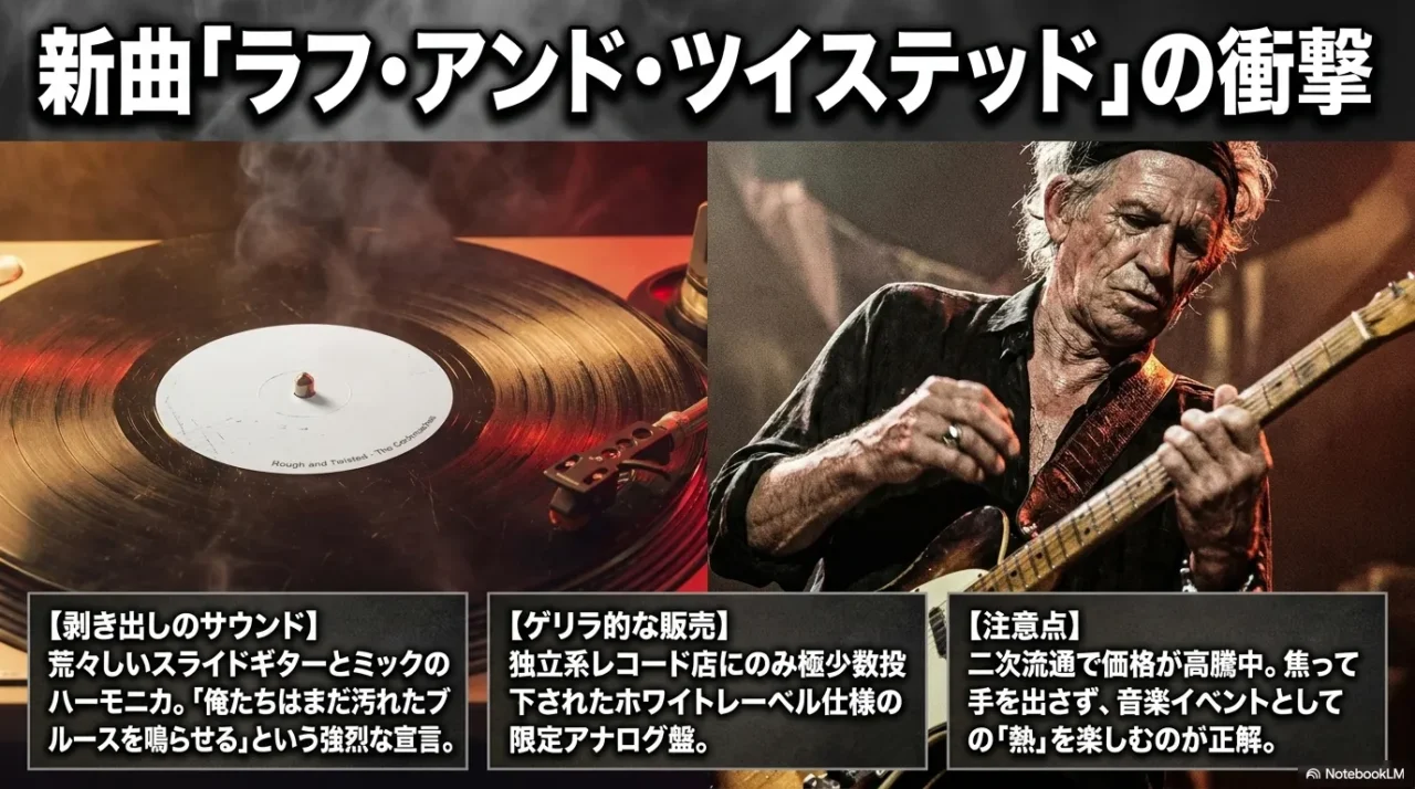 Rough and Twistedの限定盤と荒々しい演奏の魅力を示すイメージ