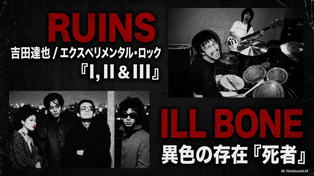RUINSのI II and IIIとILL BONEの死者を紹介するトランスレコード関連作品の画像