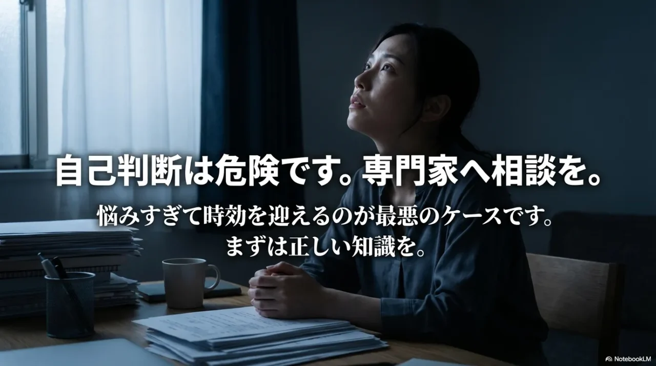 窓辺で考え込む人物が相談を決意する雰囲気の画像