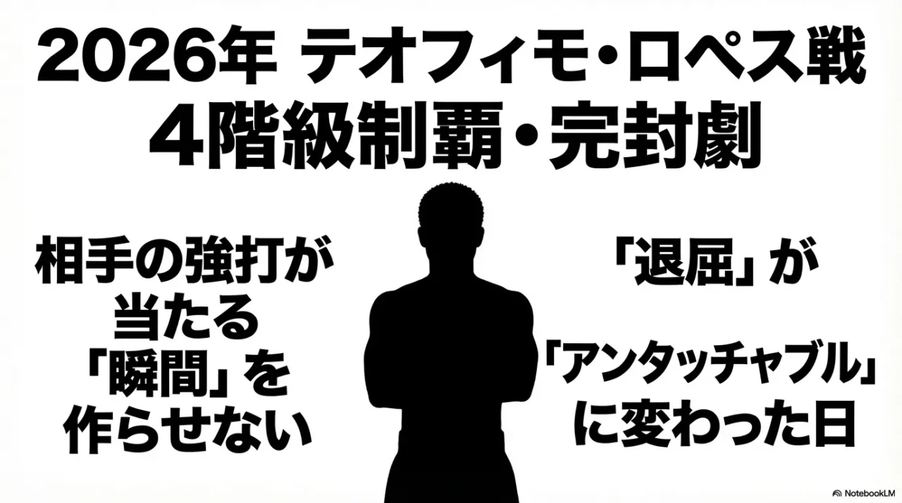 ロペス戦で4階級制覇を決めた完封劇