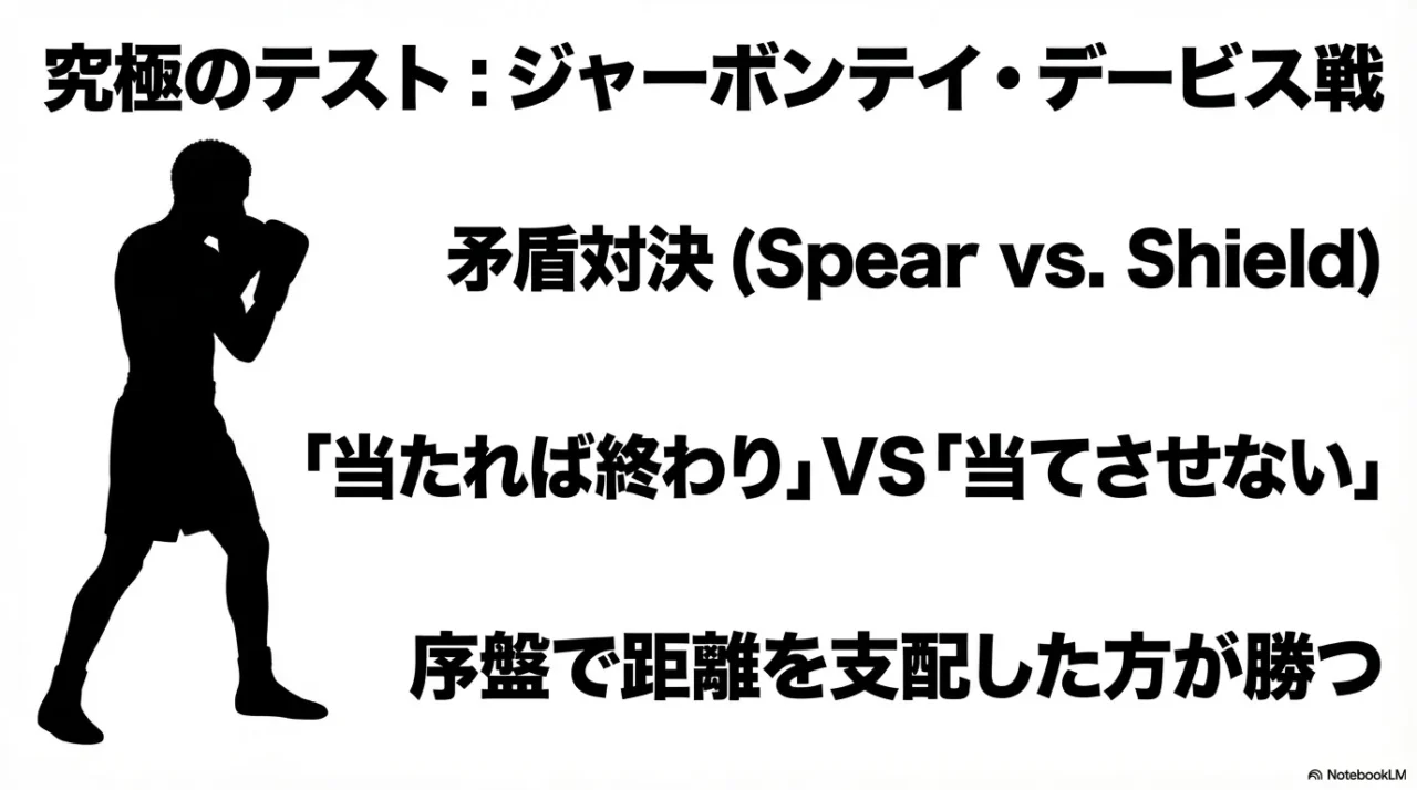 デービス戦の構図 当てさせないvs一発の破壊力