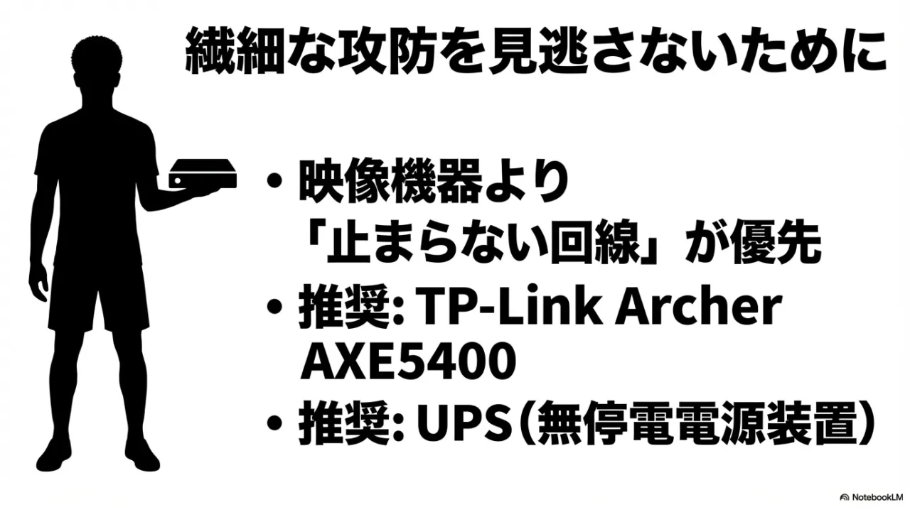 試合配信を止めないための視聴環境と回線対策