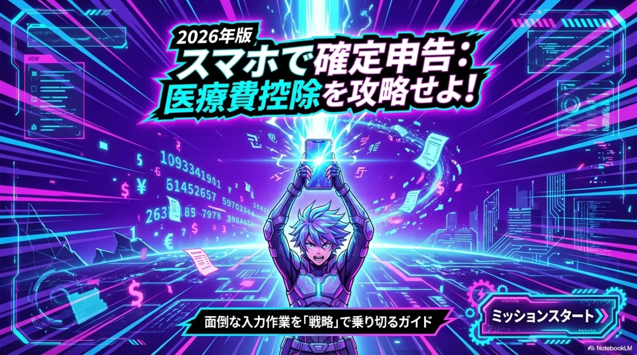 2026年版スマホで確定申告 医療費控除攻略ガイドの表紙