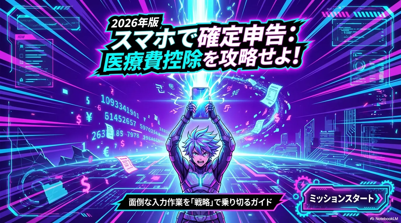 2026年版スマホで確定申告 医療費控除攻略ガイドの表紙