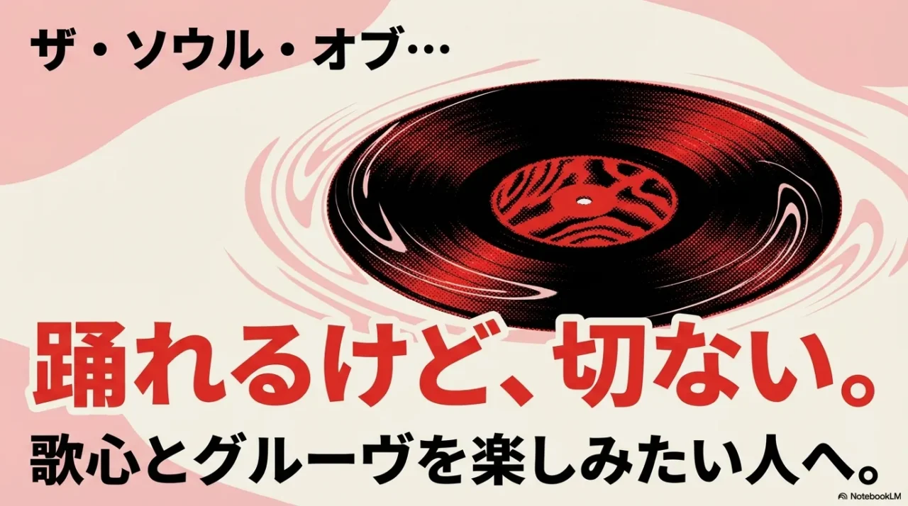 ザ・ソウル・オブの踊れるけど切ない雰囲気を表したイラスト