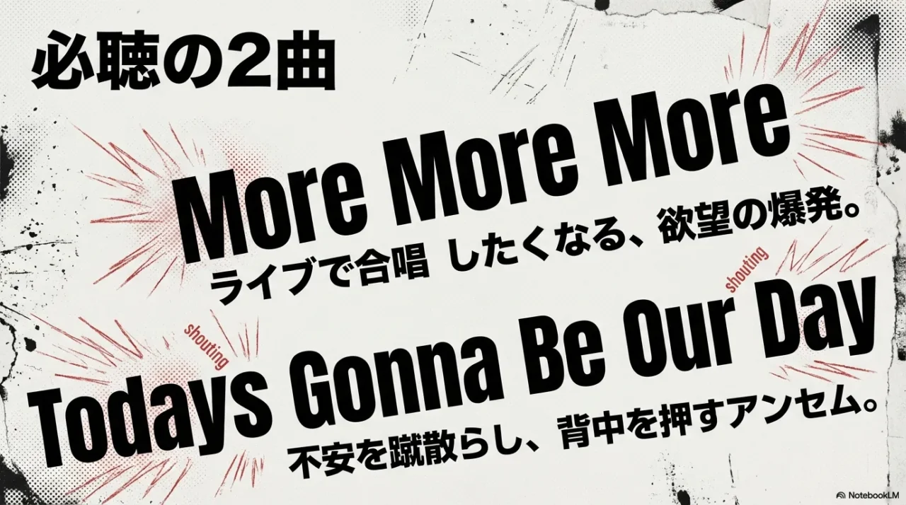 ザ・モロトフスの代表曲More More Moreを解説する画像
