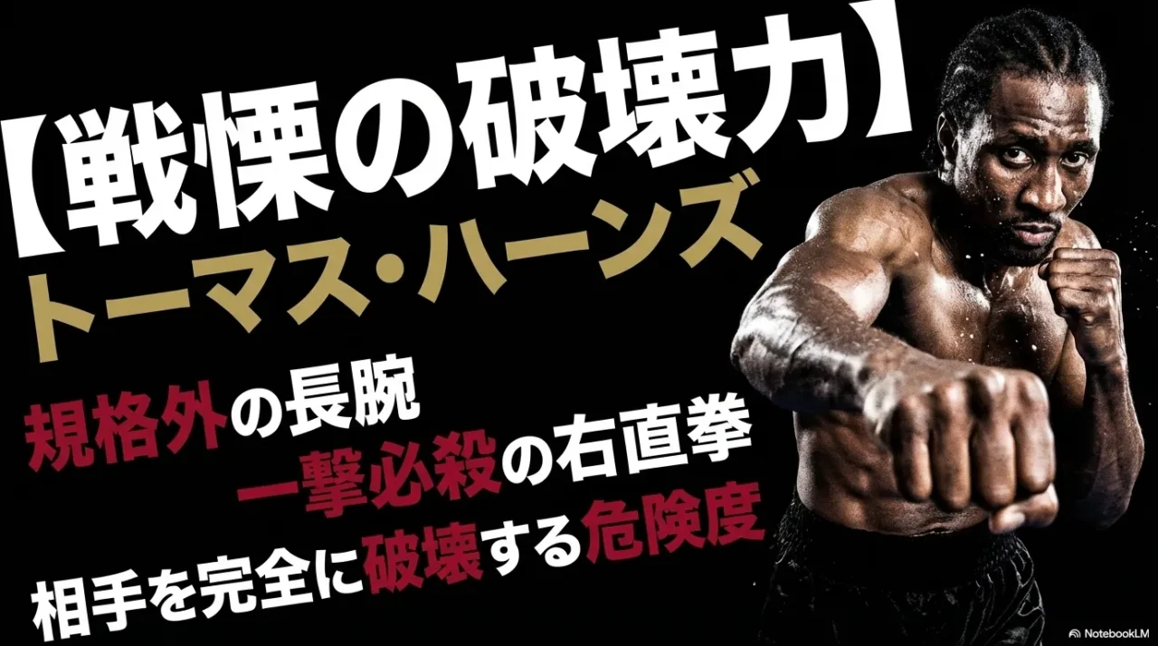 長いリーチと強烈な右で恐れられたトーマス・ハーンズの画像