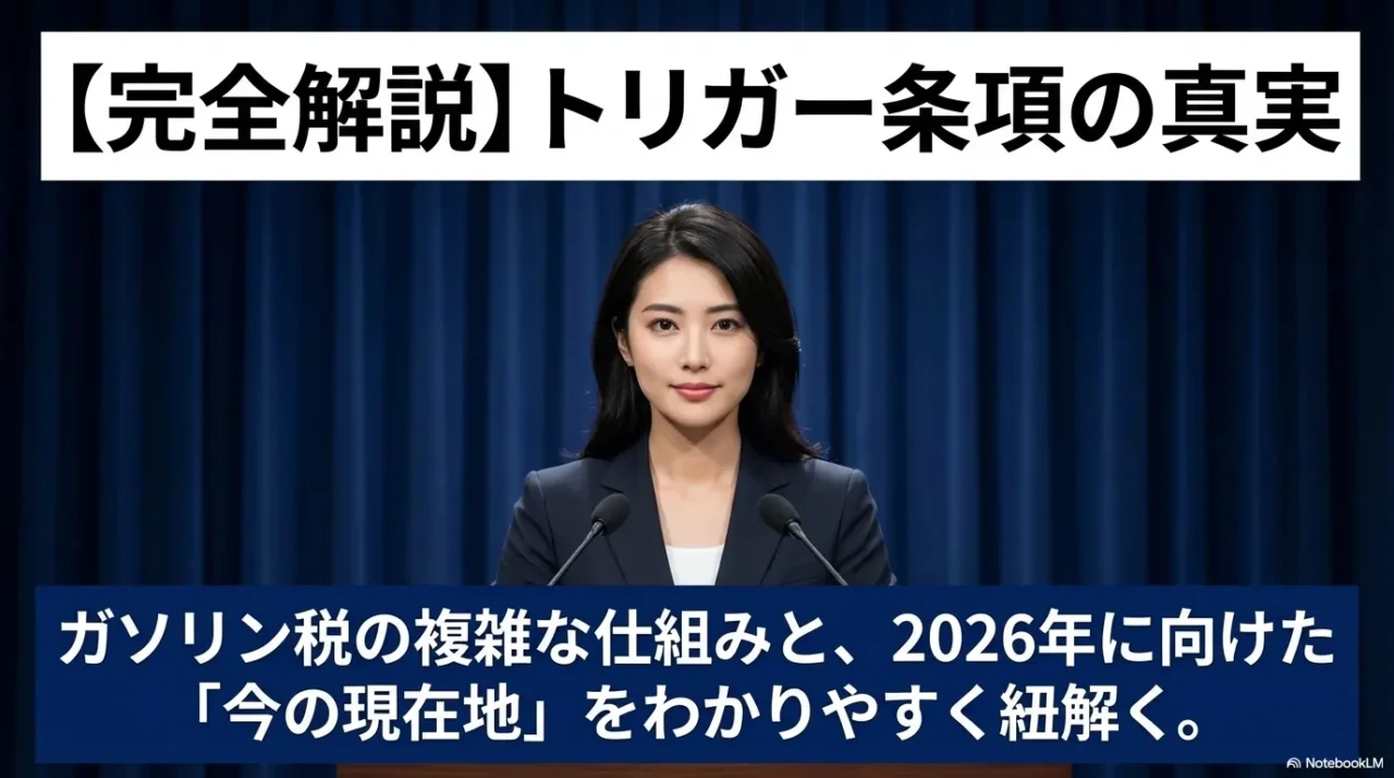 トリガー条項とガソリン税の全体像を解説する導入画像