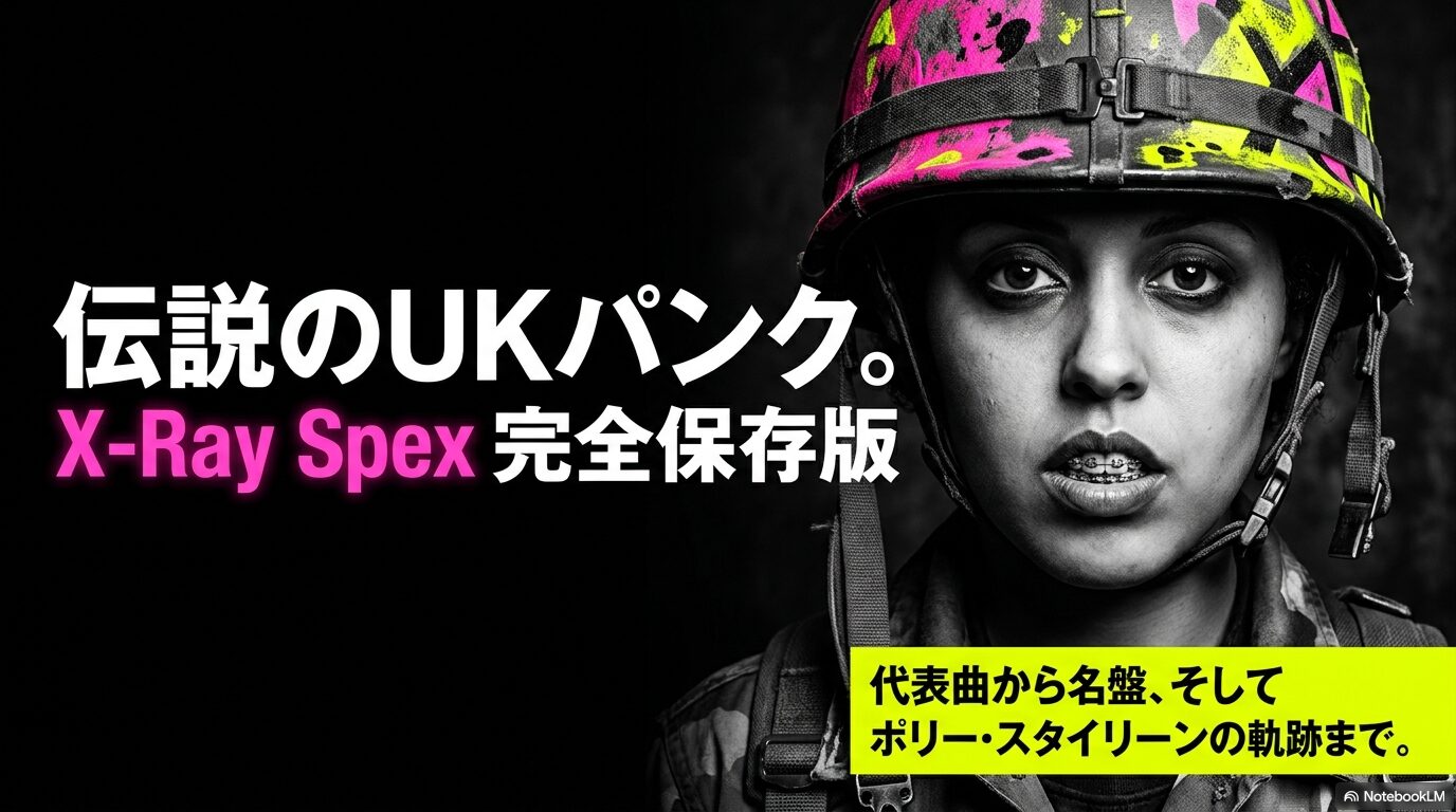 Xレイスペックスの完全ガイドを示すUKパンク風のアイキャッチ画像