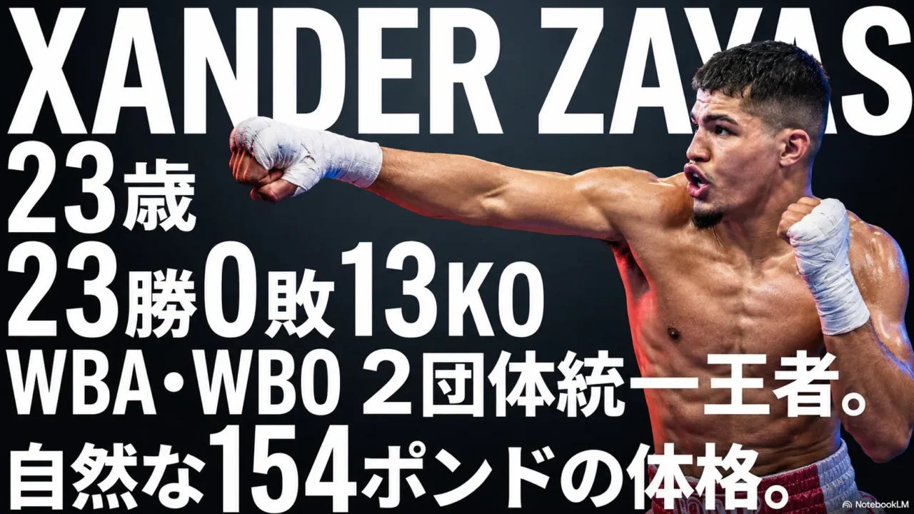 ザンダー・ザヤスの年齢、戦績、WBA・WBO統一王者としてのプロフィール