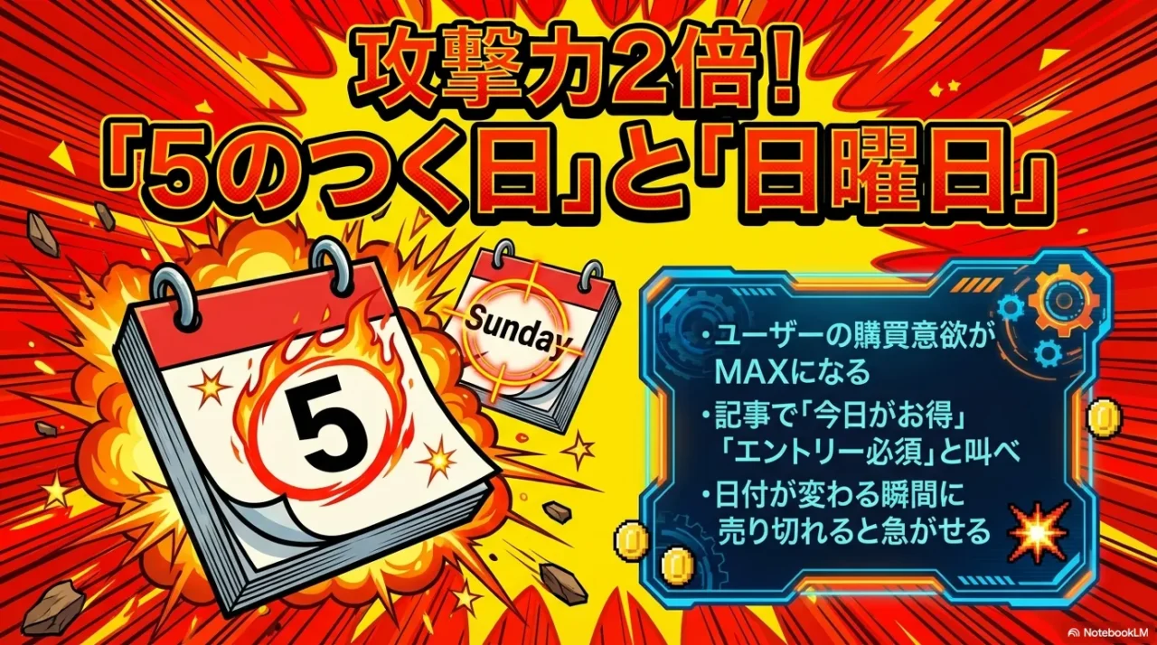 ユーザーの購買意欲がMAXになる特異日にエントリーを促す訴求戦略