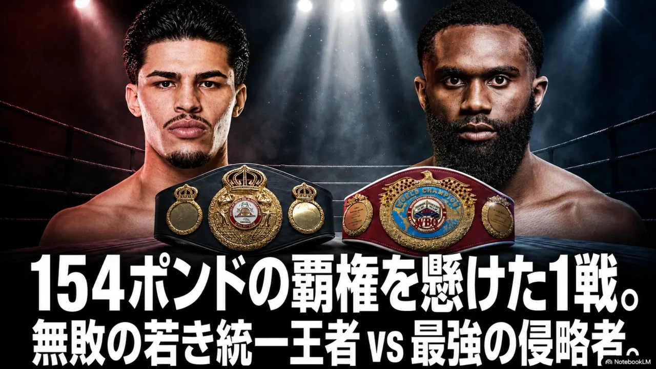 WBA・WBO王座を懸けたザンダー・ザヤス対ジャロン・エニスの154ポンド級タイトル戦